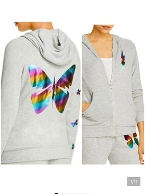 Lauren Moshi Foil Butterfly hoodie